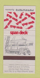Matchbook Cover - Span Deck Grove City OH 30 Strike