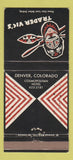 Matchbook Cover - Trader Vic's Tiki Cosmopolitan Hotel Denver Colorado 30 Strike