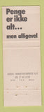 Matchbook Cover - Sparekassen Fyn WEAR