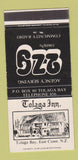Matchbook Cover - Tolaga Inn Tolaga Bay New Zealand Radio 30 Strike