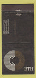 Matchbook Cover - BTH Hotels British Transport 30 Strike