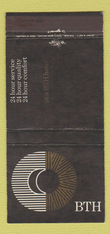 Matchbook Cover - BTH Hotels British Transport 30 Strike