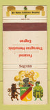Matchbook Cover - Squibb Framel Carbonate 30 Strike