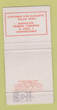 Matchbook Cover - La Calesa Restaurant Chihuahua Mexico 30 Strike