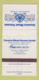Matchbook Cover - Queens Moat Houses Hotels Romford Essex UK 30 Strike