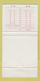 Matchbook Cover - Fuji View Hotel Shin Yokohama Japan 30 Strike