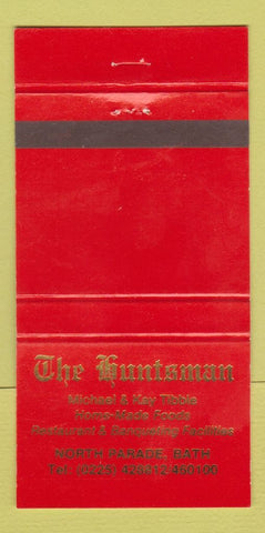 Matchbook Cover - The Huntsman North Parade Bath UK 30 Strike