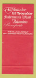Matchbook Cover - El Trovador Restaurant Auckland New Zealand WEAR 30 Strike