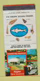 Matchbook Cover - Hawke's Bay Aquarium Napier New Zealand 30 Strike