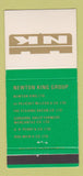 Matchbook Cover - Newton King Group New Zealand 30 Strike
