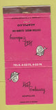Matchbook Cover - Hotel Embassy Acapulco Mexico WEAR 30 Strike