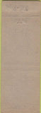 Matchbook Cover - Golden North Hotel Valdez AK CREASE