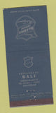 Matchbook Cover - Bell Howell Camera Restaurant Bali Amsterdam 21 Strike Feature