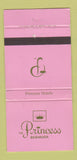 Matchbook Cover - Princess Hotel Bermuda WEAR 30 Strike