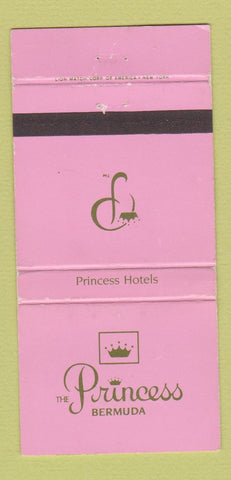 Matchbook Cover - Princess Hotel Bermuda WEAR 30 Strike