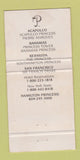 Matchbook Cover - Princess Hotel Bermuda WEAR 30 Strike
