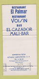 Matchbook Cover - Acapulco Malibu Restaurant Mexico WEAR 30 Strike