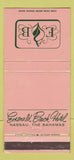 Matchbook Cover - Emerald Beach Hotel Nassau Bahamas WORN 30 Strike