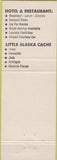 Matchbook Cover - Glen Rich Hotel Gakona AK