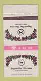 Matchbook Cover - Buganvilias Sheraton Puerto Vallarta Mexico WEAR 30 Strike