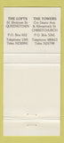 Matchbook Cover - The Lofts Queenstown New Zealand 30 Strike