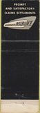 Matchbook Cover - Government Insurance JE Jowett STAINING