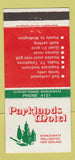Matchbook Cover - Parklands Motel Wainuiomata Wellington New Zealand 30 Strike