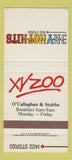 Matchbook Cover - Hot Hits Radio Xyzoo Australia SAMPLE 30 Strike