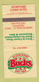 Matchbook Cover - Stortford Lodge Hotel Hastings New Zealand SAMPLE 30 Strike