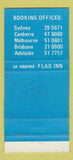 Matchbook Cover - Telford Newcastle Motor Inn Australia 30 Strike