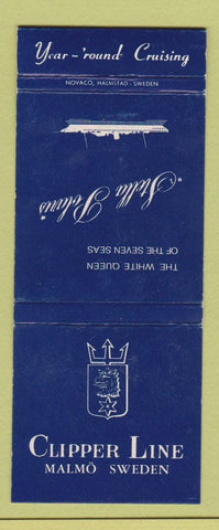 Matchbook Cover - Clipper Line Malmo Sweden WEAR