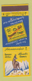 Matchbook Cover - Sakerhets Tandstickor Gemsen Holzer Switzerland