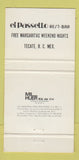 Matchbook Cover - Restaurant Bar El Passetto Tecate Mexico 30 Strike