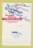 Matchbook Cover - Scarborough Downs Horse Racing ME WEAR 40 Strike