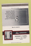 Matchbook Cover - Leeco Corp George Isabell Madison OH metal coatings 40 Strike