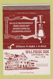 Matchbook Cover - Wm Penn Inn Gwynedd PA 40 Strike