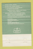 Matchbook Cover - Clarke GM Diesel Indianapolis Cincinnati 40 Strike