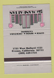 Matchbook Cover - The Manhattan Restaurant Fresno CA 40 Strike