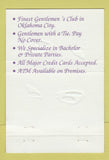Matchbook Cover - Cover Girl's Strip Club Valley Brook OK WEAR 40 Strike
