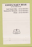 Matchbook Cover - Queen Mary Tour Long Beach CA 40 Strike