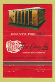 Matchbook Cover - First Colony Life Insurance Lynchburg VA 40 Strike