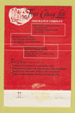 Matchbook Cover - First Colony Life Insurance Lynchburg VA 40 Strike