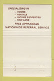 Matchbook Cover - Century 21 Real Estate Lynbrook NY 40 Strike