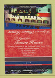 Matchbook Cover - D'Ignazio's Towne House Media PA 40 Strike