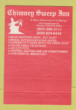 Matchbook Cover - Chimney Sweep Inn Solvang CA 40 Strike