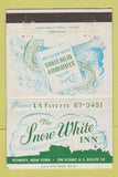 Matchbook Cover - Snow White Inn Pompey NY 40 Strike