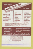 Matchbook Cover - Monarch Hardwood Lumber Chicago IL 40 Strike