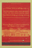 Matchbook Cover - Wallin Dickey Rich Lumber West Memphis Earle AR 40 Strike