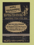 Matchbook Cover - Old Mill Theater Branson MO  40 Strike