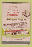 Matchbook Cover - Turbotville Block Company PA 40 Strike